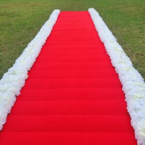 Sale-Floral isle runner and red carpet